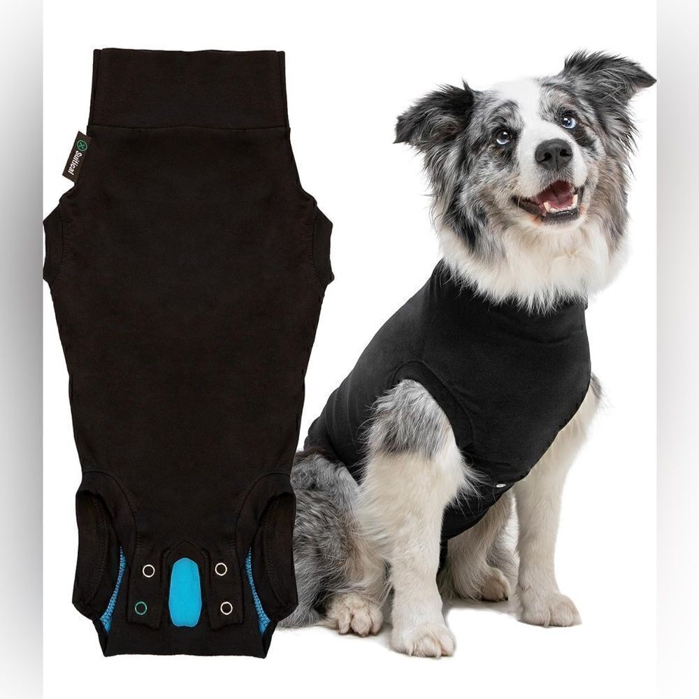 Suitical Dog Surgery Recovery Suit with Clip-Up System - Small